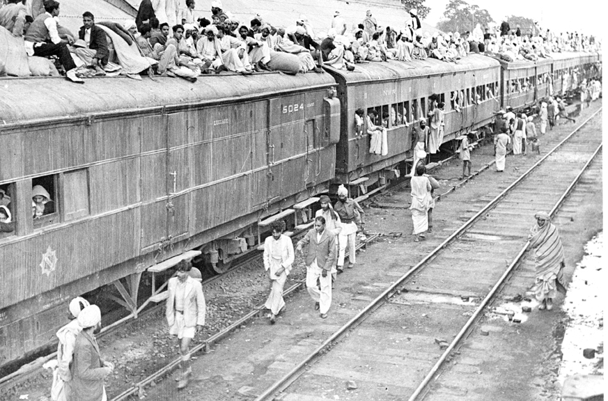 A special refugee train at Ambala Station. Source: Wikipedia Commons